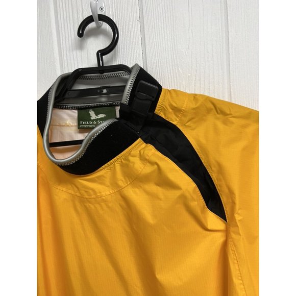 Field&Stream Men's Long Sleeve Light Weight Yellow Pullover Windbreaker Size XXL - Picture 12 of 12